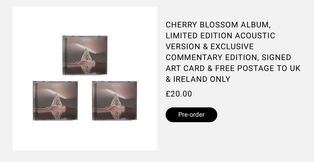 VampsHQ's tweet photo. 🌸 CHERRY BLOSSOM GIVEAWAY 🌸

To enter:
- Retweet &amp; like this tweet
- Follow me
- Reply with a picture of you streaming Married In Vegas

- Worldwide except if you choose the cd bundle
- Winner can choose any item in the pictures
- Winner will be chosen September 16 https://t.co/d7beihRW47