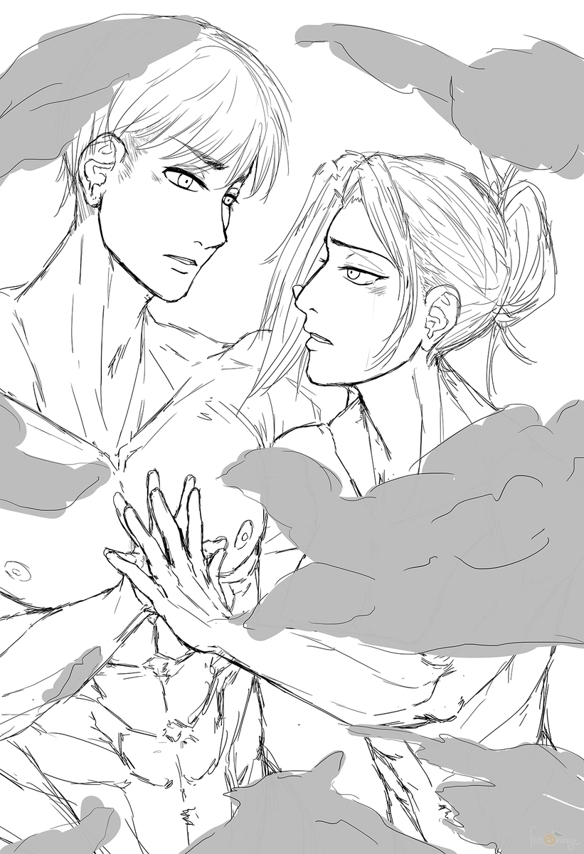 fenorange's tweet photo. wanted to draw aruani but had no idea what exactly, then it turned into this? 😂
--
#aot #snk #AttackOnTitan #shingekinokyojin #fanart #anime #manga #arminarlert #annieleonhart #aruani #doodle #sketch #wip https://t.co/BJil4sXWnI
