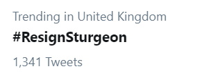 We did it! #ResignSturgeon Keep the retweets going...