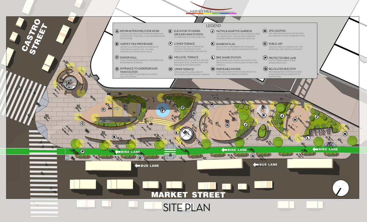 usa4's tweet photo. Architectural design & graphics for revisioning Harvey Milk Plaza in San Francisco, Ca. #sbdesign #whatanarchitectdoes #sketchup https://t.co/TCgva3F2aE