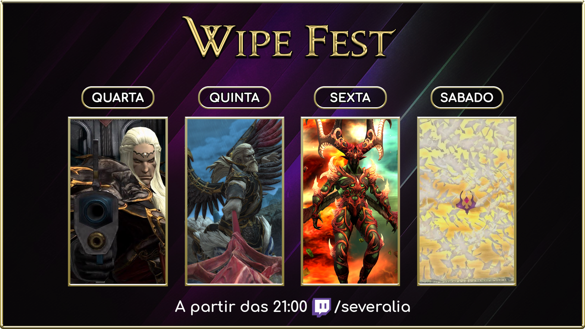 Severaliafk's tweet photo. Wipe Fest desta semana meus querido(a)s! Desta vez, pela primeira vez tentativa de aprendizado do Iconoclasm! Simbora que temos muito a aprender! <3
#ffxiv #twitch #wipefest https://t.co/6NUzMzh0qF