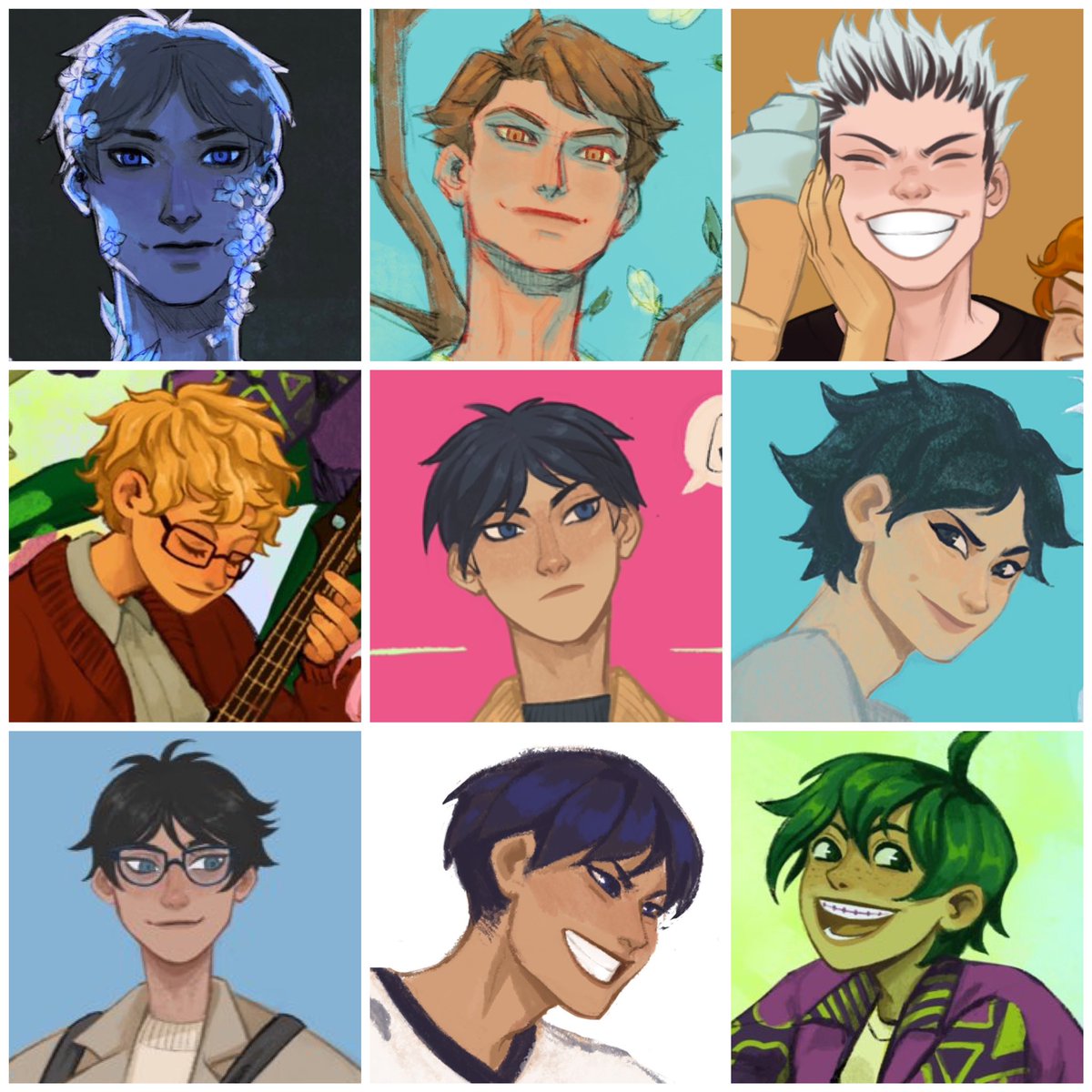 #faceyourart haikyuu edition ! (minus hinata) 