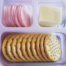 Lastly -Its pronounced sha-koo-tuh-ree.And yes by definition a lunchable is a charcuterie board in a plastic container with a yellow lid. Happy Tuesday!