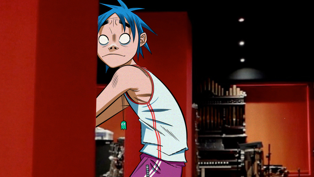 Gorillaz 2d Caught In The Act Listen To Pac Man Ft Schoolboyq Now T Co Xrahsic8ai T Co Lxigc7zkvh