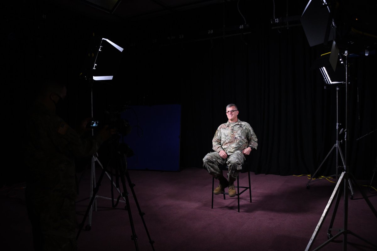 usacac's tweet photo. We interviewed Col. Richard Creed to talk doctrine &amp; @USArmy_CALL. We, also, talked Army profession &amp; ethic with our very own CG, @JimRainey10. We're making a series for cadets to hear from experts &amp; leaders via virtual learning!

#VictoryStartsHere 
@TRADOC @ArmyUniversity https://t.co/6FdA4MQOBL