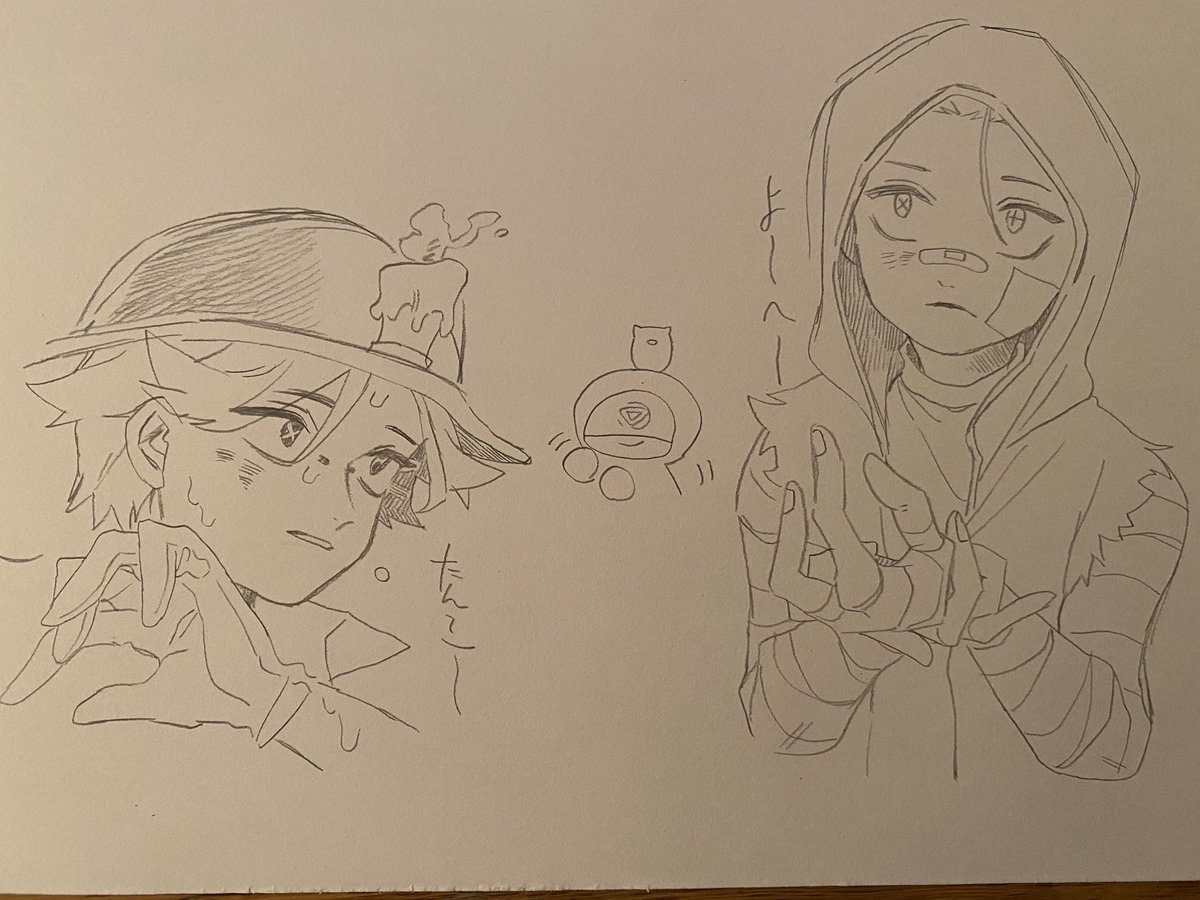 #第五人格イラスト #identityVイラスト 

息抜きに落描き手癖MAX 