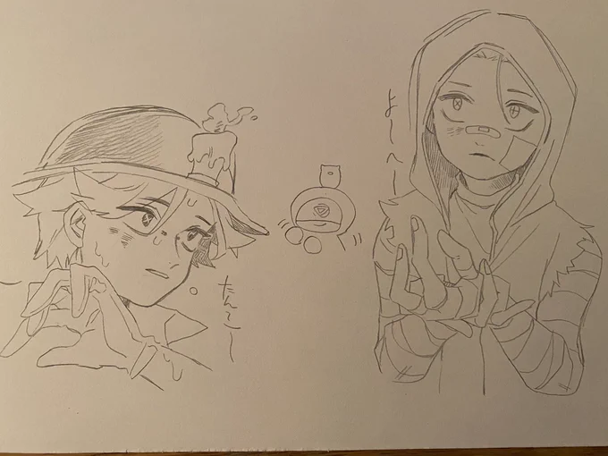 #第五人格イラスト #identityVイラスト 

息抜きに落描き手癖MAX 