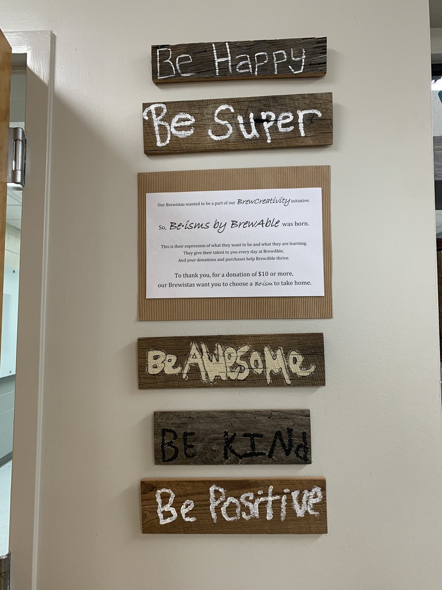 UniteOurVoices's tweet photo. Jacob &amp; I enjoyed stopping in at our favorite place in #Alpharetta that employs individuals with #disabilities, @BrewableA . Also purchased a fun sign. Please continue to support this great business. @alpharettagov #BeAwesome #community #supportsmallbusiness #meaningfulemployment https://t.co/P4nyPAm5jT