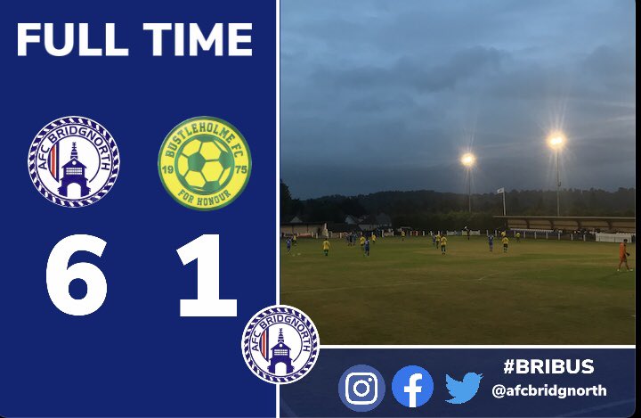AFCBridgnorth's tweet photo. FT’ | #BRI 6-1 #BUS

Ward’s men cap off a convincing win over @BustleholmeFC1. #BRIBUS https://t.co/q2SXiBk2KE