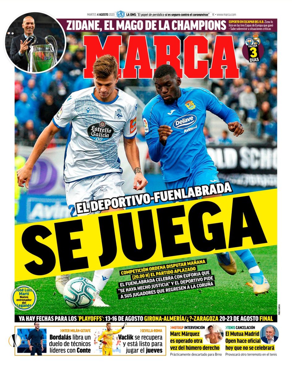 Jonhymenfado's tweet photo. Portadas de hoy 04/08/20 https://t.co/cS02gC5N8s