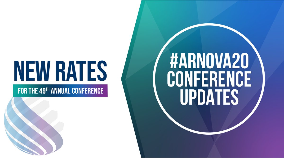 #ARNOVA20 conference rates are now up! This year's rates are less than half of previous years and feature the newly introduced Buy One Give One option. Learn more at:  arnova.org/page/2020_conf…