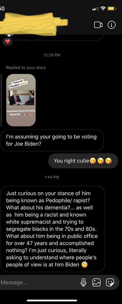 SkysTheLemesh's tweet photo. Boooooooom! Unhappy Trump supporter😑😑😑😑 #Headace https://t.co/wW5seFPIpC