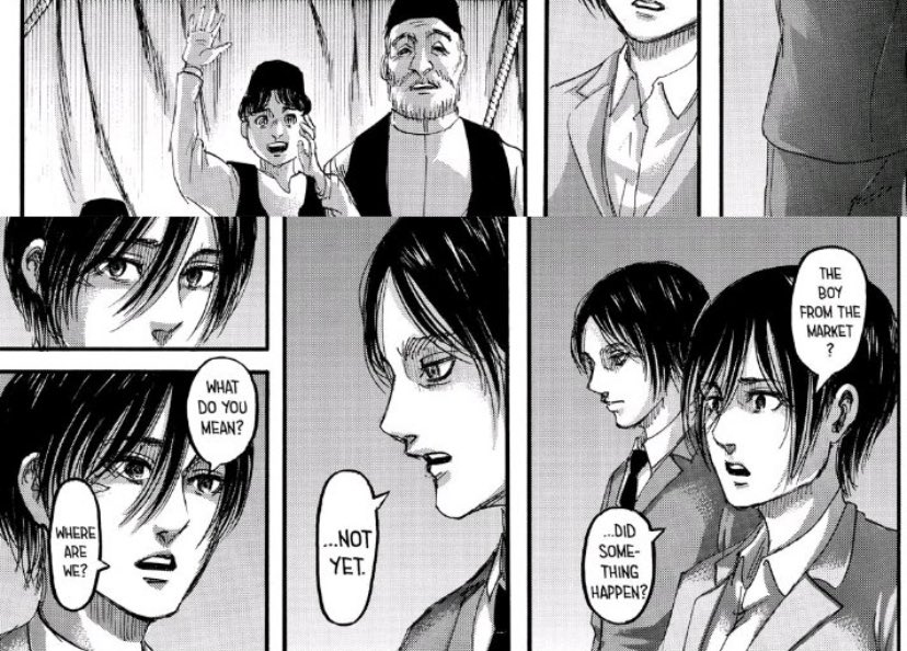 His character development makes him more realistic and honestly more human. The consequences of his future actions HAUNT him and has left a deep mental wound on eren. The ruthlessly pragmatic character he has become will really decide the fate of the entire world. 3/6