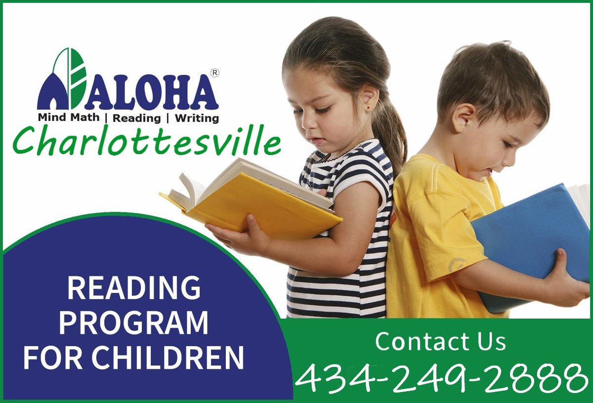 ALOHAMindMathCH's tweet image. Learning to read 📖 is one of the most important skills children can learn.📙 Our Reading Skills Programs 📜📃 turn kids into skilled, enthusiastic readers.
Visit 👉👉 alohamindmath.com/reading-writin…
📞📞 (434) 249 -2888
#readngskills #readingtutors
#backtoschoollearning