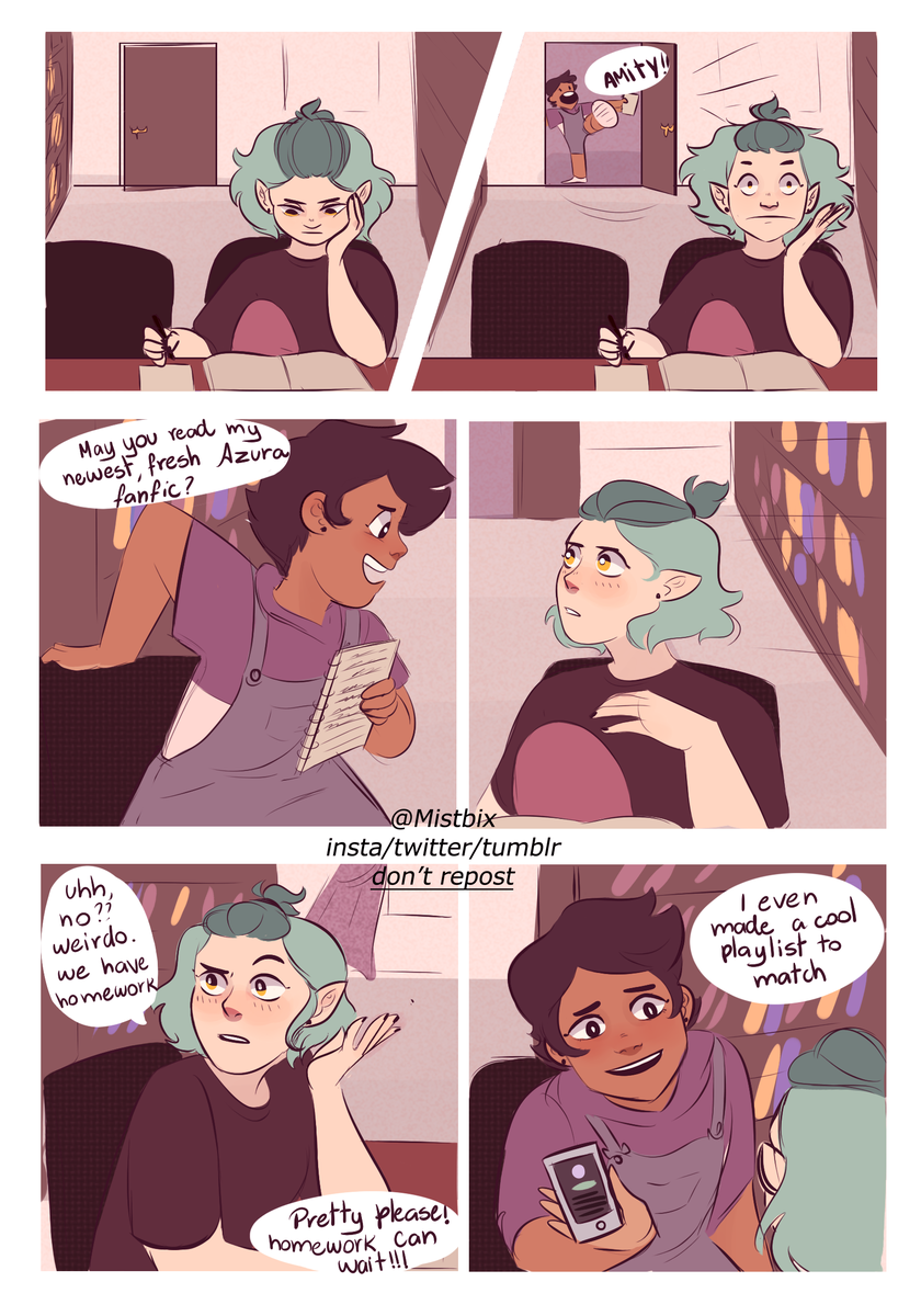 the girl you like writes fanfiction wyd #toh #theowlhouse 