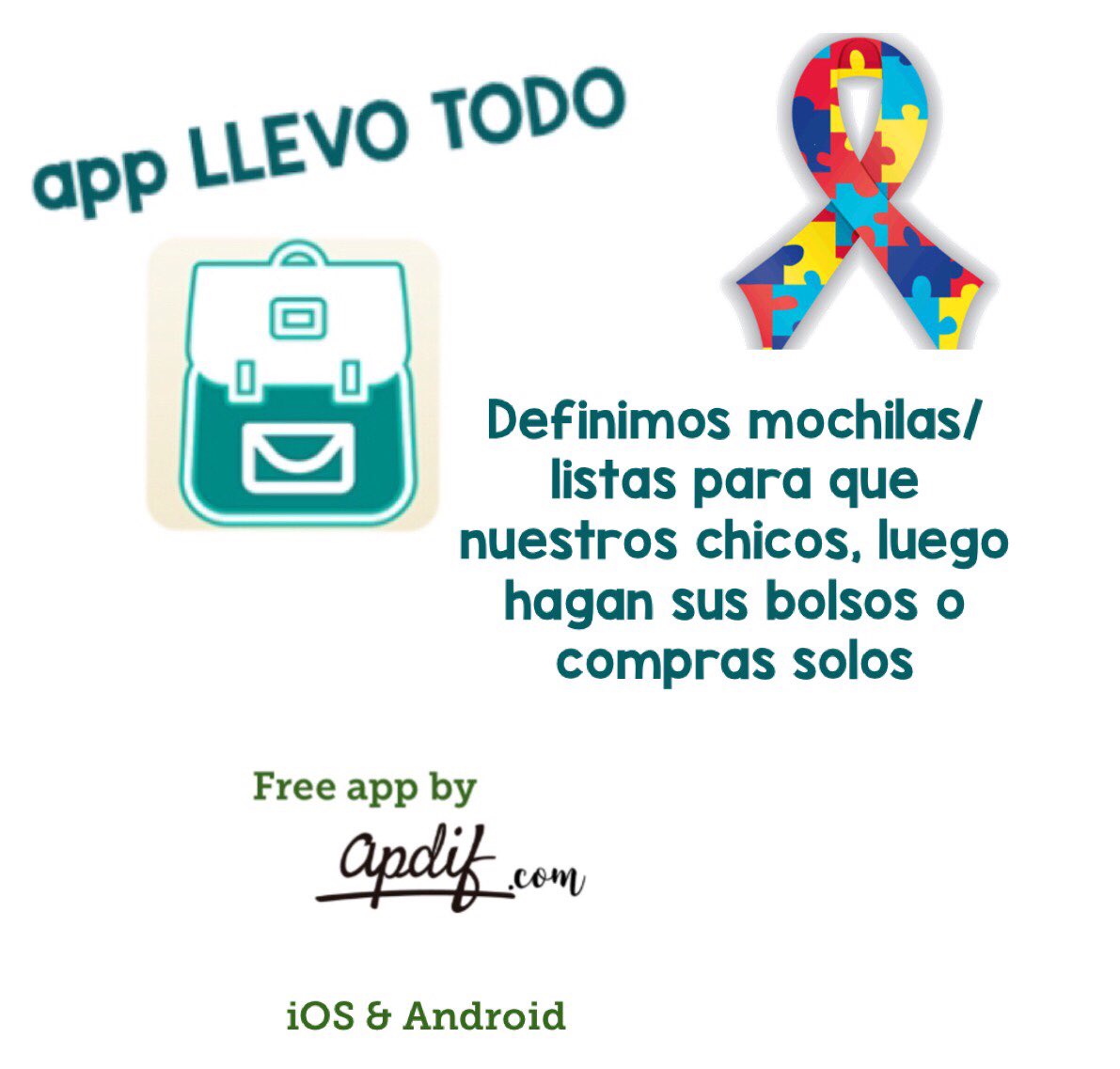 apdifcom's tweet photo. app Llevo Todo para que nuestros chicos puedan hacer solos sus mochis o compras 100% customizable #Autismo #Freeapp #aba #emprenderConImpacto #InclusionSocial #BehavioralScience #Innovate4Impact #inclusão #Autism #aspie https://t.co/tseWxKBHQv