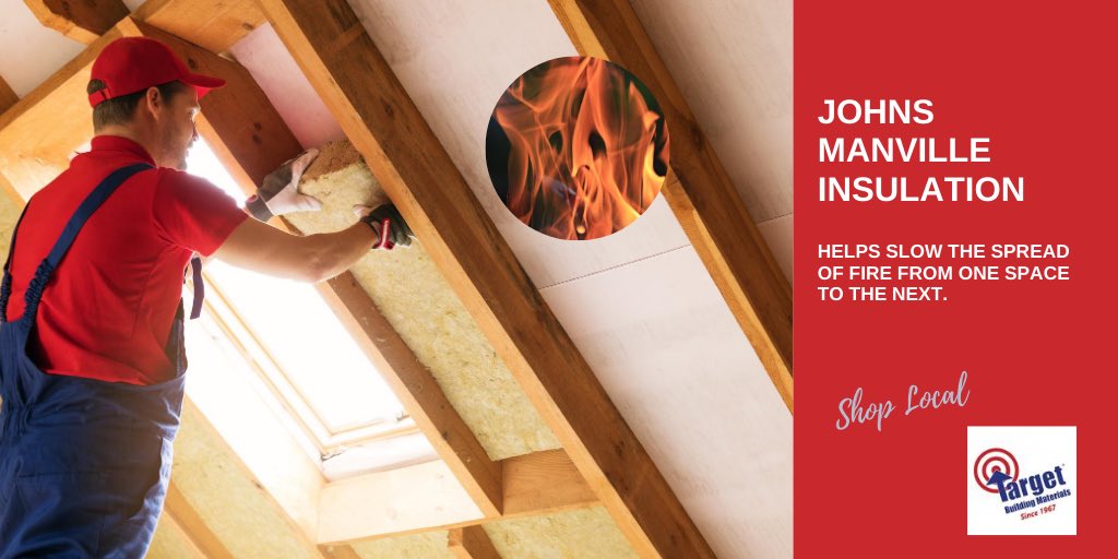 TargetBuilding's tweet photo. #TargetBuilding Tip of the week: Utilizing Mineral Fiber Insulation to slow the spread of fire in #commercial building
@JohnsManville How using mineral wool and fiberglass can help slow the spread of fire from one space to the next: https://t.co/NC1IBwyn3L
#YQG #Construction https://t.co/6mLSNBBOGw