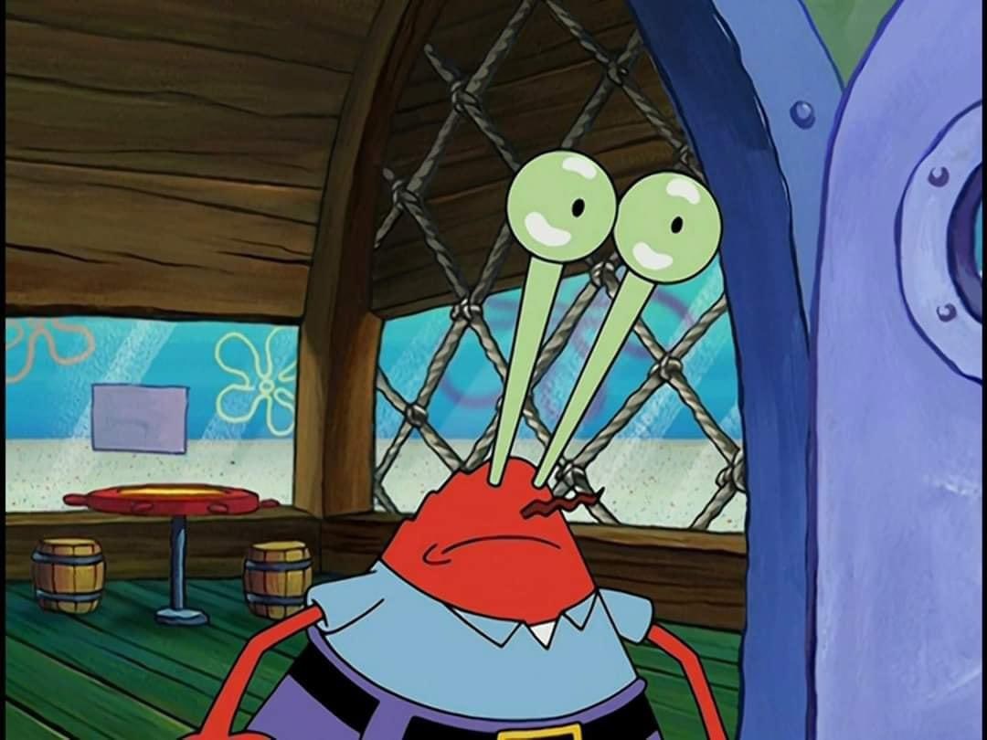 When someone comes at you and you’re trying to see who the hell they think they’re talking to.