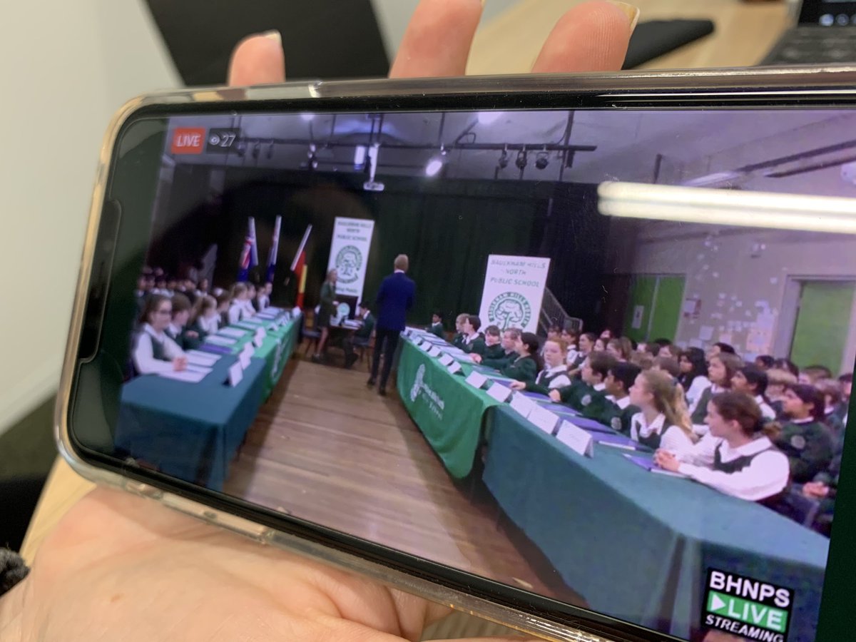 learnPSNSW's tweet photo. How awesome is this!  @BaulkhamN live stream student Parliament. #edweek2020 #PublicEducation https://t.co/BYx8QQnKeS