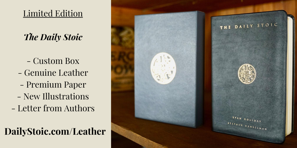 Leather Cover - The Daily Stoic Journal – Daily Stoic Store