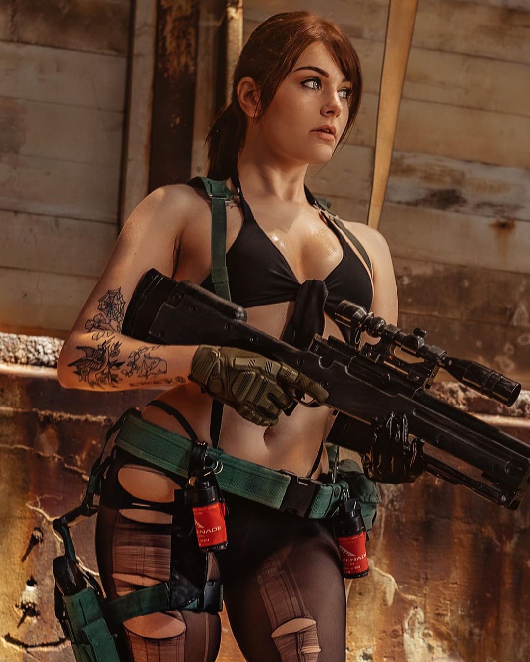 Ezcosplay The Only Language Left To Me Revenge Credit Instagram T Co 2gwowxadpt Cosplay Cosplayer Cosplaygirl Quiet Quietcosplay Quietmetalgearsolidv Metalgearsolid Metalgearsolidv Ps4 Playstation Hideokojima