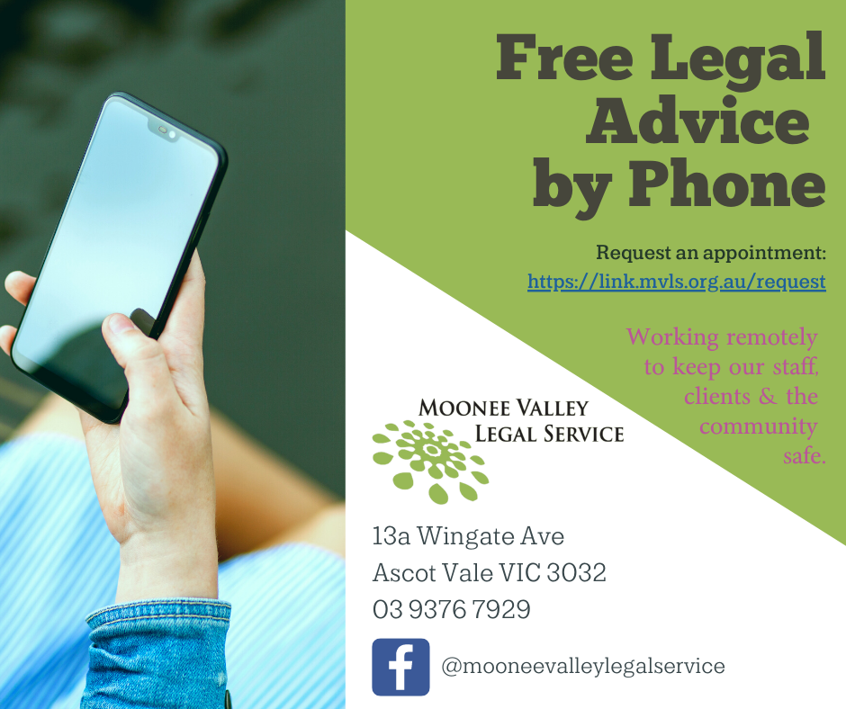 Moonee Valley Legal Service tweet media