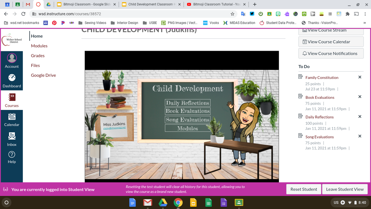 Converted my <a href="/Bitmoji/">Bitmoji</a> classroom to work as my home page in @CanvasLMS and it is bringing me joy and I could really use some joy right now. #plantladyteacher #wsdlearn  <a href="/weberdistrict/">Weber District</a> #Teachers