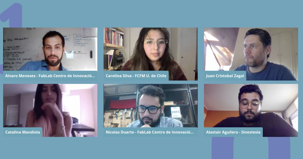 CentroinnovaUC's tweet photo. Hoy fuimos parte del Encuentro Nacional de Diseño Abierto y Distribuido #edaddecambio, con @Nico_DuarteH y Álvaro Meneses de nuestro #FabLabCentro quienes participaron del segmento "Casos de estudio de Diseño Abierto o Manufactura Distribuida nacionales en contexto #COVID19" https://t.co/ZcgA01BOXx