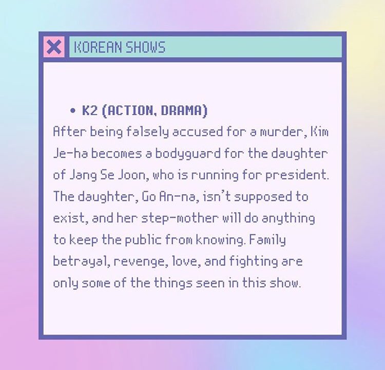  Filipino shows: Make It With YouChinese shows: A Little Thing Called First Love / Take My Brother AwayKorean shows: K2 / It’s Okay To Not Be Okay (2/3)  #makeitwithyou  #ALittleThingCalledFirstLove  #takemybrotheraway  #K2  #ItsOkayToNotBeOkay