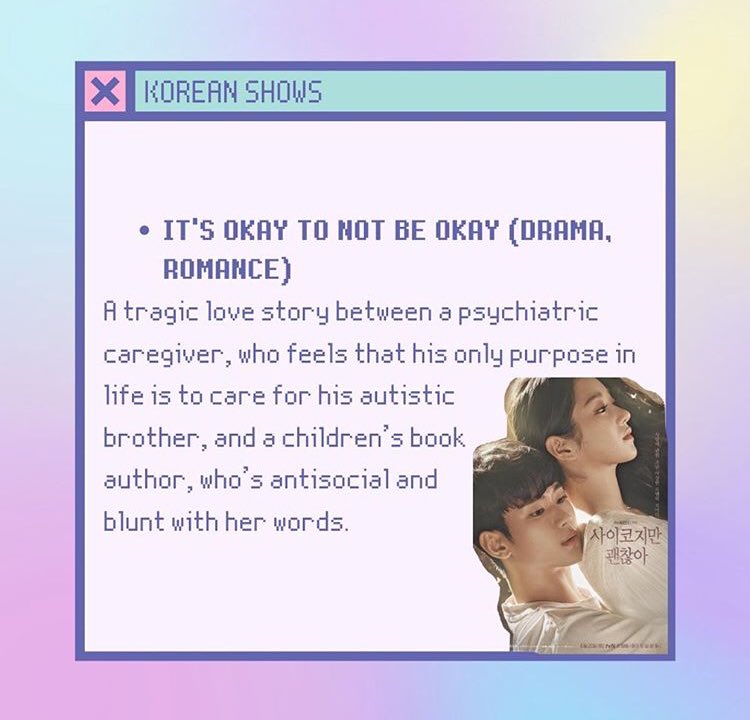  Filipino shows: Make It With YouChinese shows: A Little Thing Called First Love / Take My Brother AwayKorean shows: K2 / It’s Okay To Not Be Okay (2/3)  #makeitwithyou  #ALittleThingCalledFirstLove  #takemybrotheraway  #K2  #ItsOkayToNotBeOkay