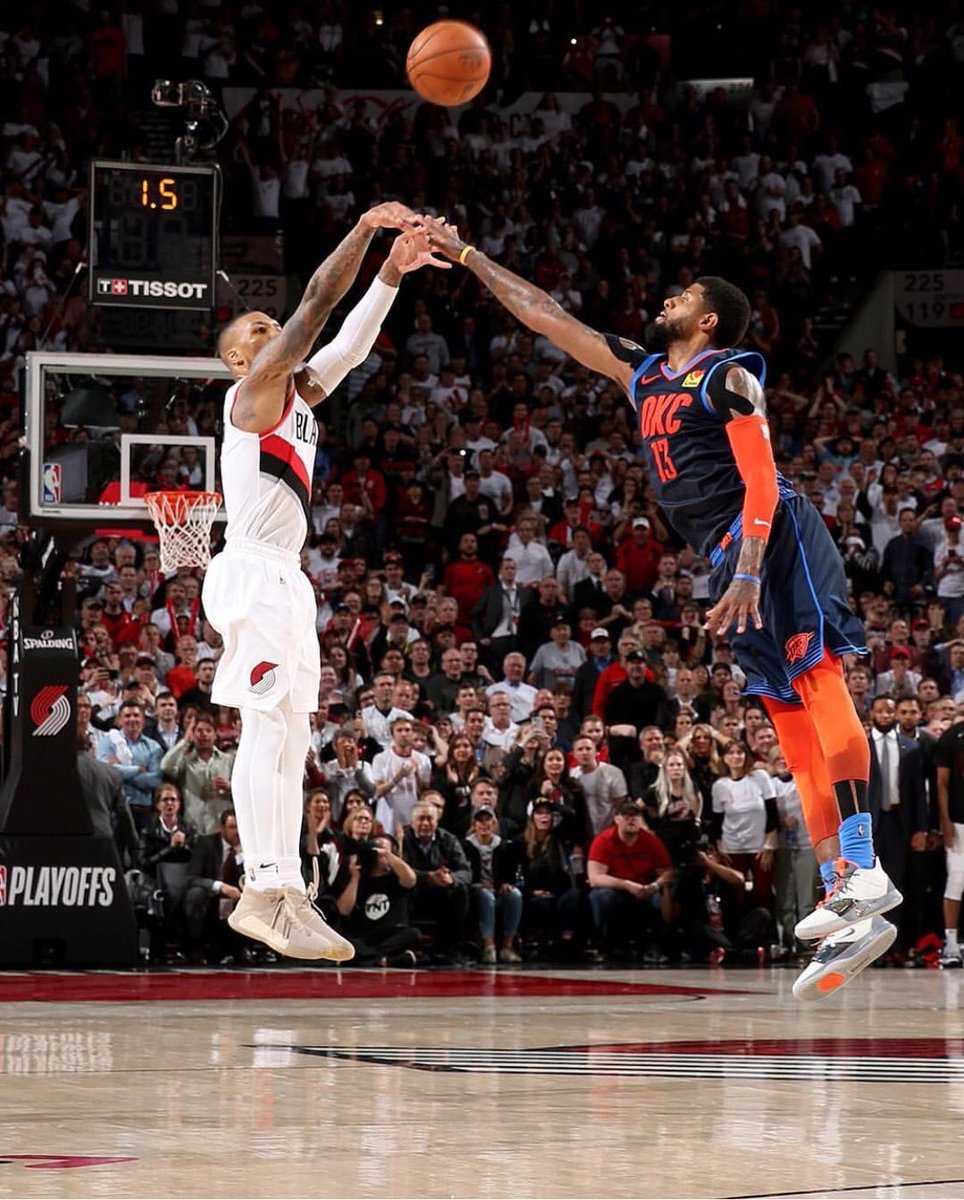 JoshEberley's tweet image. Paul George has a type