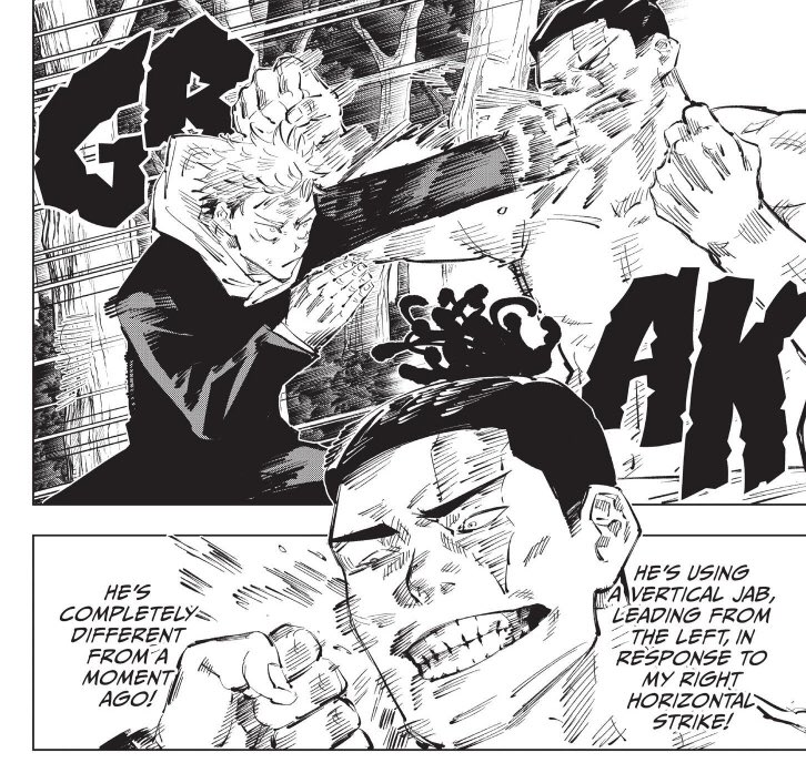 LJ_Hollywood's tweet photo. Growing by devouring the abilities of others you say.... now where have I heard that before 👀

#JujutsuKaisen #Volume5
#ActAge #chapter122 https://t.co/bp0qjNsZA3