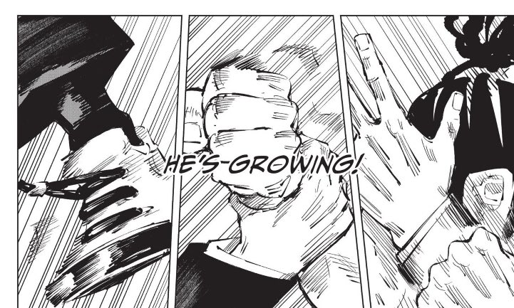 LJ_Hollywood's tweet photo. Growing by devouring the abilities of others you say.... now where have I heard that before 👀

#JujutsuKaisen #Volume5
#ActAge #chapter122 https://t.co/bp0qjNsZA3