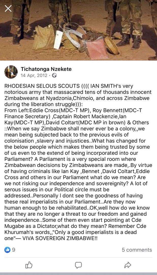 Lest we Forget. The oppressors now Claiming to be defenders of Human rights in Zimbabwe 🇿🇼 . In pictures is ⁦⁦<a href="/DavidColtart/">David Coltart</a>⁩ former Selous scouts now MDC Senator ⁦<a href="/DougColtart/">Doug Coltart ✊🏼🇿🇼</a>⁩ ⁦<a href="/icecube/">Ice Cube</a>⁩ ⁦<a href="/thandienewton/">thandienewton</a>⁩ ⁦<a href="/Jamwanda2/">Jamwanda</a>⁩ ⁦<a href="/weldon_dott/">VaTagwirei</a>⁩ .