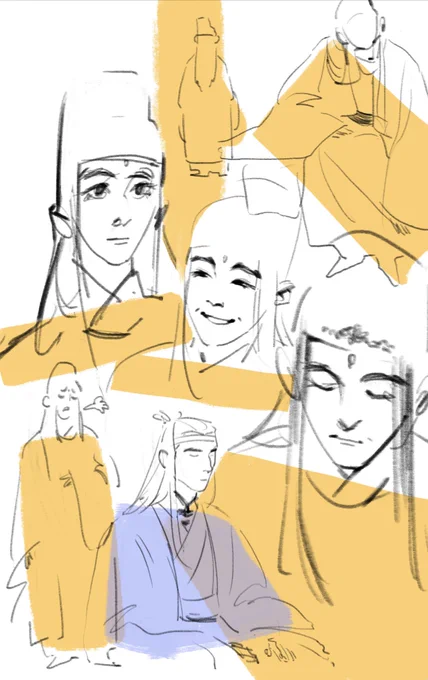 doodling while sniffing 