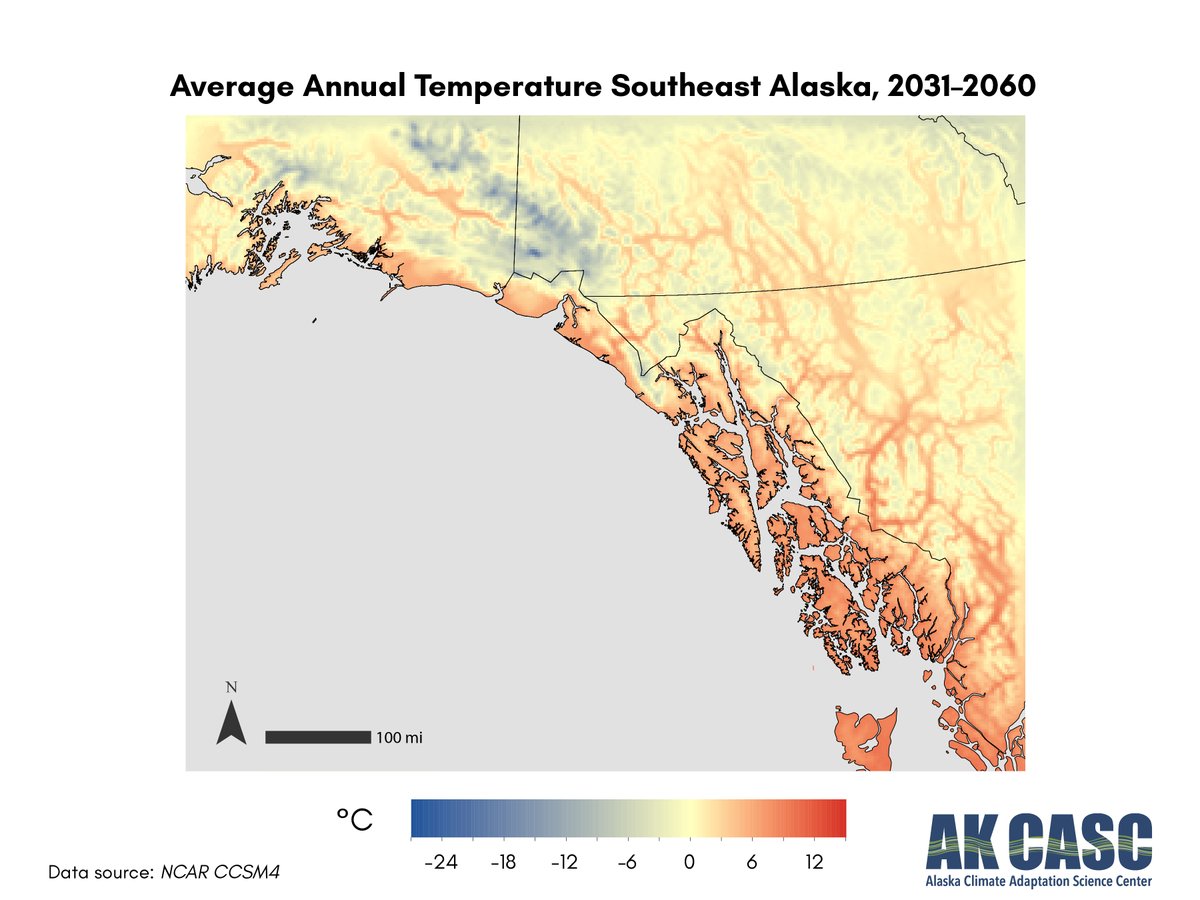 IARC_Alaska's tweet photo. Researchers at the AK CASC have produced the first high-resolution climate projections of Southeast Alaska. Learn more and download the maps: https://t.co/ZmVEKMKMHh #climate #akcasc #southeastalaska https://t.co/Q1ptvNhsVP