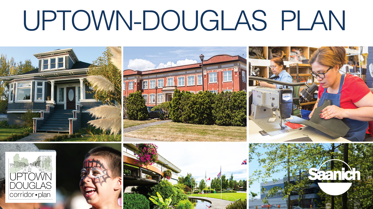 saanich's tweet photo. Developed from input received during a multi-year process, the proposed Uptown-Douglas Plan has been completed.
The proposed Plan is scheduled to be presented at the Council meeting on August 10 for consideration for endorsement. #Saanich #UDCP
https://t.co/s0Mv5b3Uug https://t.co/c54sqFOZLg