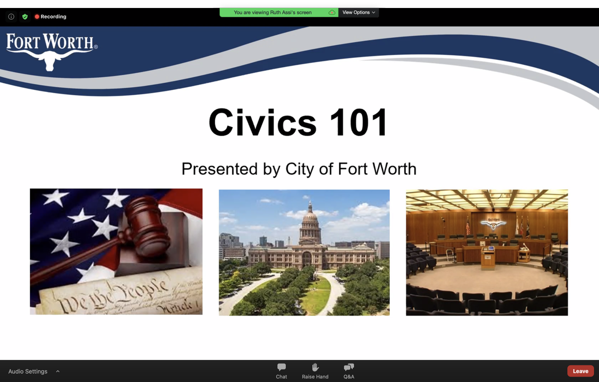 MatesonG's tweet photo. Tuned in for todays @SteerFW Civic Summit series! #SteerFW #GetCivic https://t.co/FNFHWRQONL