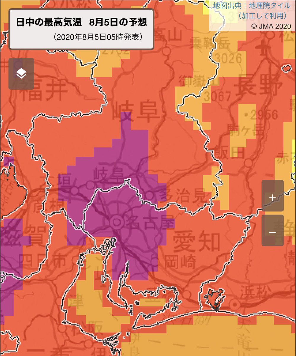 の 気温 市 多治見