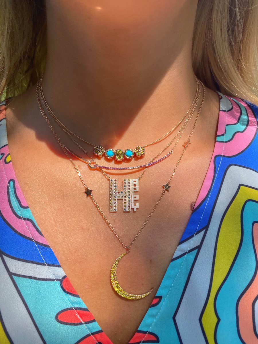steviewrenstyle's tweet photo. ✌🏼𝐠𝐫𝗼𝗼𝐯𝐲 𝐛𝐚𝐛𝐲🕺🏼some psychedelic inspired layers✨
#finejewelry  #highjewelry #jewelrylover #bluediamond #turquoisejewelry #charmnecklace #gemstonejewelry #mcm #hautejoaillerie #notatradeshow #necklaceoftheday #daintyjewelry  #summerjewelry #supportsmallbusiness https://t.co/UE4a40a5mv