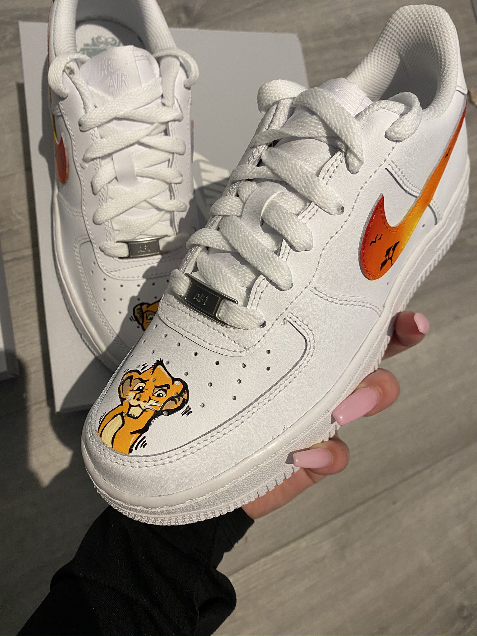 Lion king nike shoes deals
