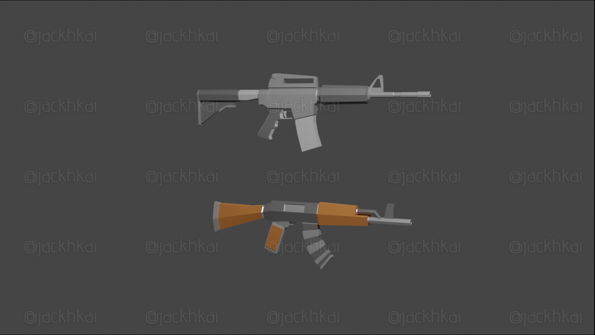 gunmodeler's tweet photo. Just posted this to show off some low poly/cartoony guns, i dont have any on my page yet
neeeeeed money ngl so come commission some guns
#RobloxDev #Roblox #3dmodeling #Blender3d #gunmodeling #lowpoly https://t.co/o8aqdeQTMp