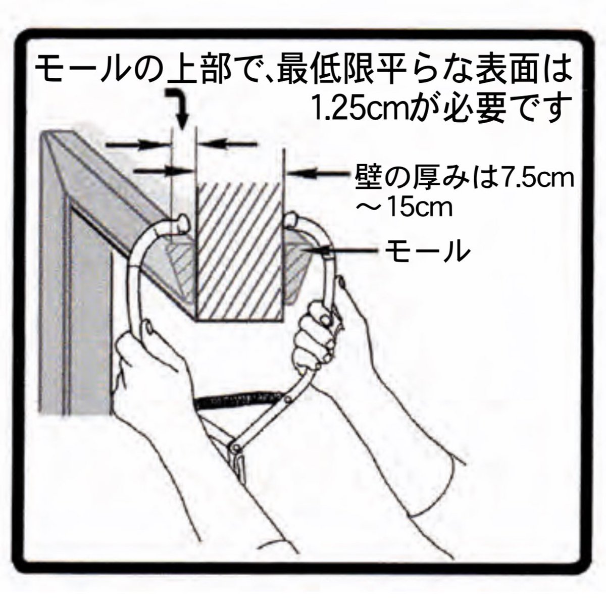 ハピー商会さんの説明書PDFにクランプ(漫画ではフックと書いてしまってます)の取り付け可能なドア枠寸法が載ってますので参考にご覧くださいー
https://t.co/F9BTho0e9y 