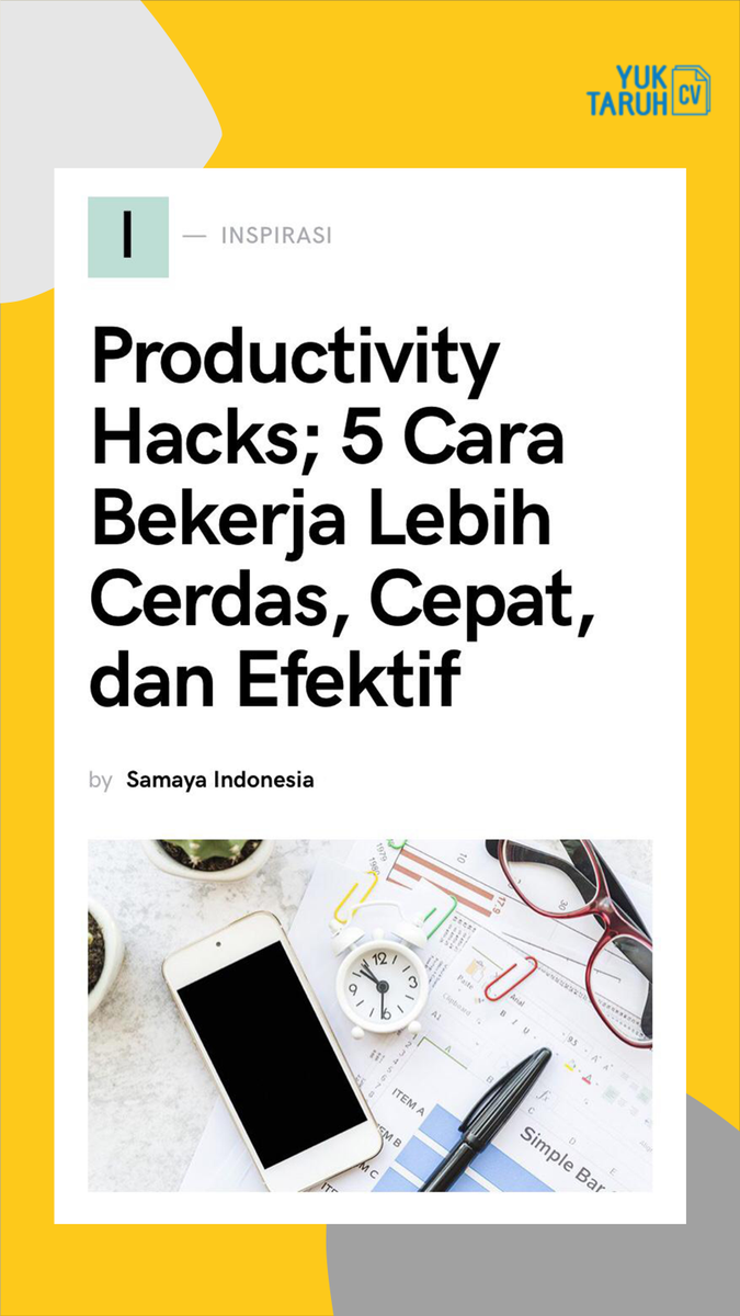 yuktaruhcv's tweet photo. Merasa hari cepat berlalu, tapi masih banyak tugas tidak selesai?
Salah satu tantangan saat bekerja adalah menjaga fokus & menghilangkan distraksi π§βπ»
Caranya seperti apa?
Baca sejenak di https://t.co/CxyRcVp5xr
#YTCtips #lokercot #infoloker #lokerjakarta #loker #indonesiaviral https://t.co/uvznVBOCOu