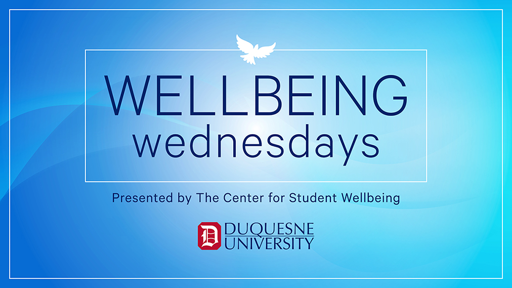 duqedu's tweet photo. Students: Connect with your friends and work on your meditation techniques at tomorrow's Wellbeing Wednesday session at 2pm. https://t.co/NGhsKU0fvB https://t.co/ki5xcV5xne