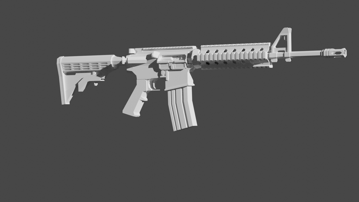 gunmodeler's tweet photo. Another "Medium Poly" gun, an M416 that i enjoyed making
#RobloxDev #RobloxUGC #gunmodeling #3dmodeling
#Blender3d https://t.co/qrBWFS55sO