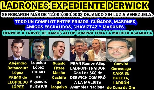 #FueraFarsantes  
#TaskForce4Venezuela 
#Maga
@realDonaldTrump