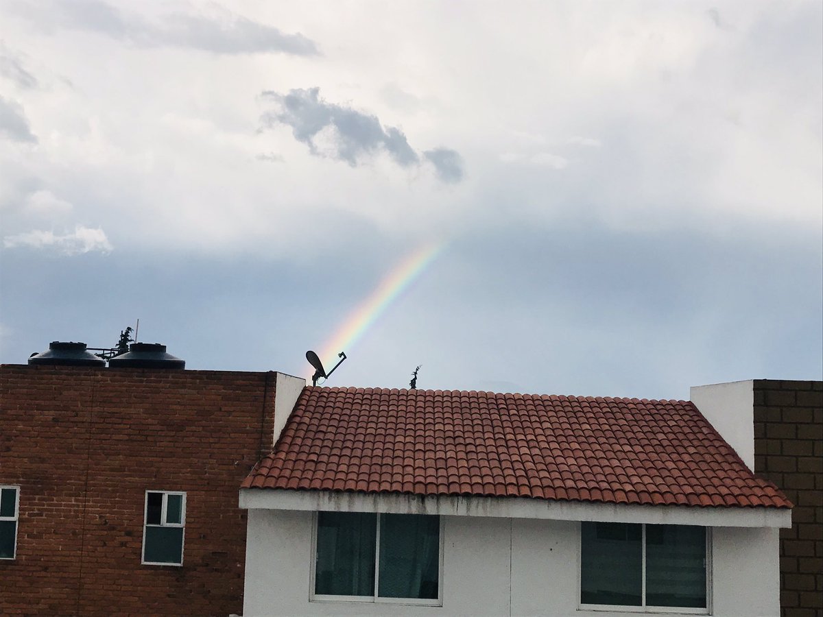 Lo que me toco ver #arcoiris