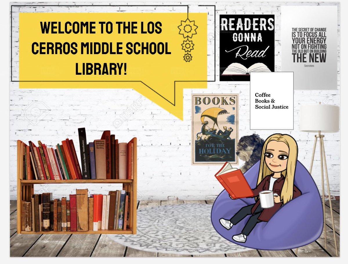 LCMSLib's tweet image. Getting back into the swing of things and it starts with a Bitmoji library! 📚#DistanceLearning #SRVUSD #LCMS