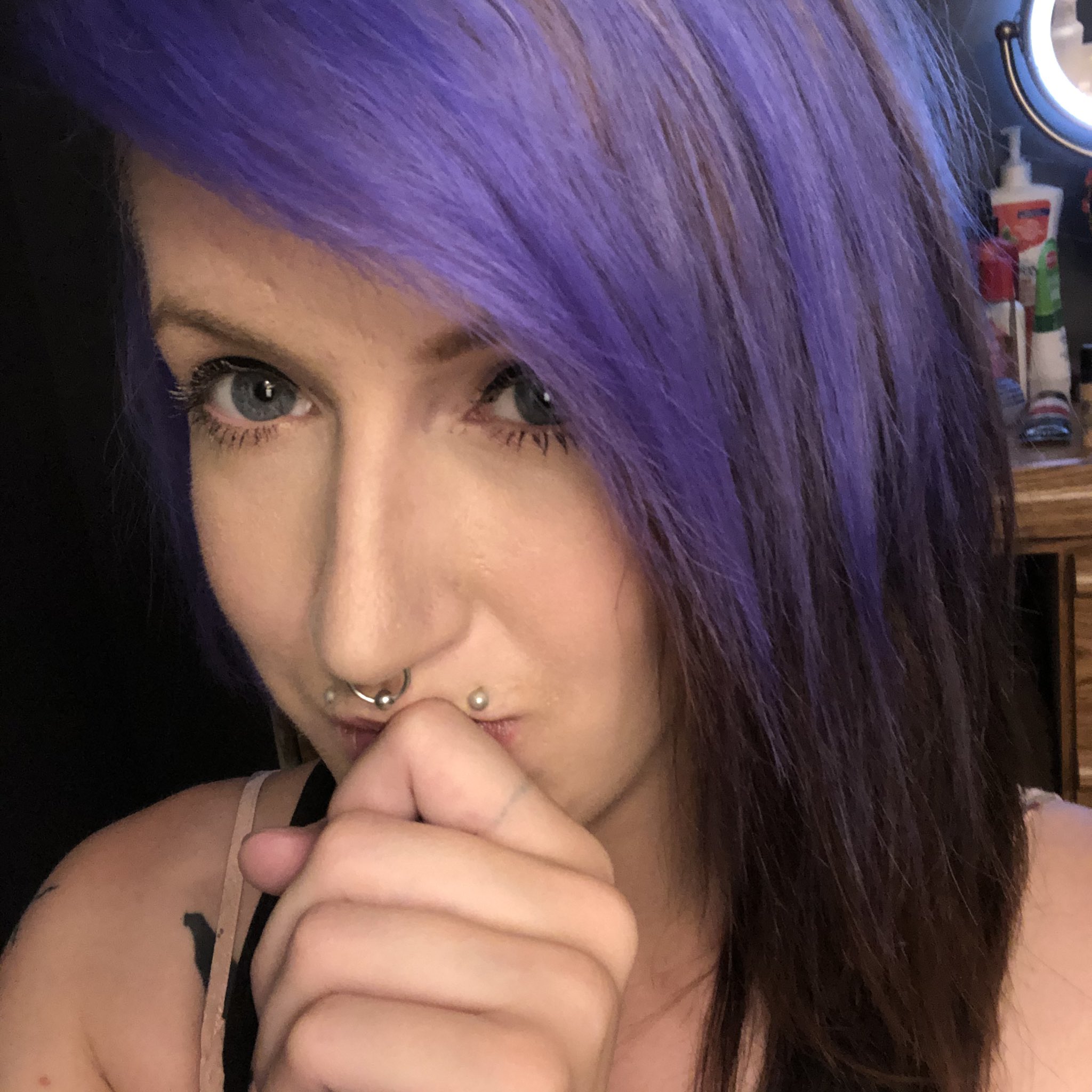Tikka Fox Half Purple Blue Half Brown Hair I Think I Really Like This One T Co 32xlx16rnz Twitter